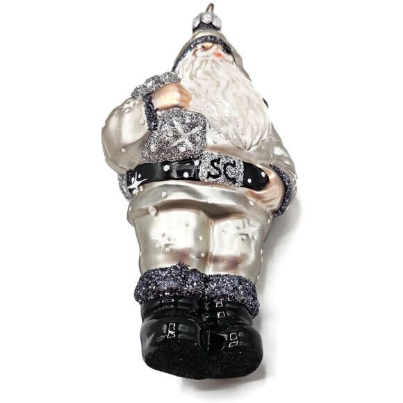 Patricia Breen Nordstrom Santa Claus Platinum Snowflakes Christmas Tree Ornament - Picture 11 of 11